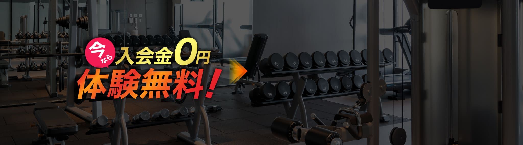 今なら入会金0円体験無料